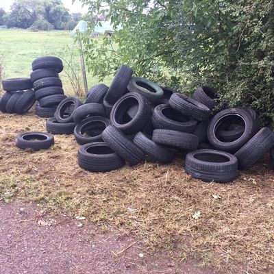 Bild vergr��ern: Illegale Ablagerung_Altreifen