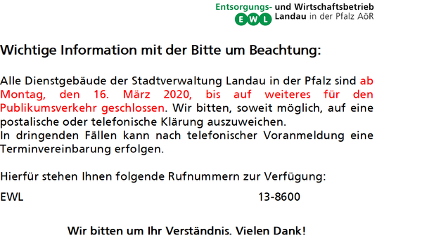 Bild vergr��ern: EWL geschlossen
