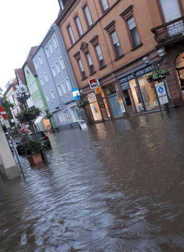 Bild vergr��ern: Vorsorgekonzept Hochwasser: Mit solchen Starkregenereignissen wie im Jahr 2018 in Landau umgehen lernen
